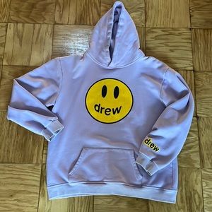 drew skate house signature smiley face hoodie sweatshirt
